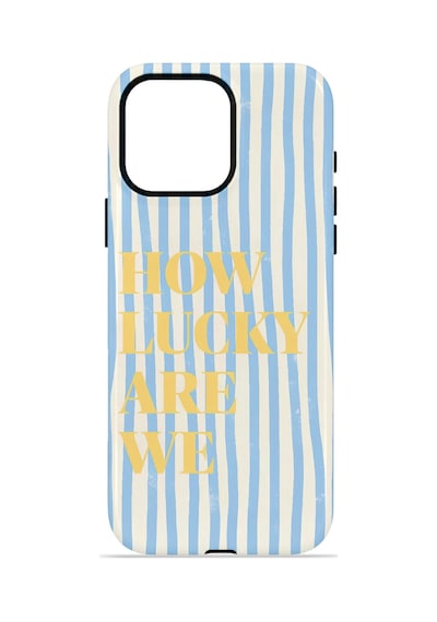 Apple iPhone Uyumlu 15 Pro Max Vorian Çift Katmanlı Kılıf Lucky Summer Stripe