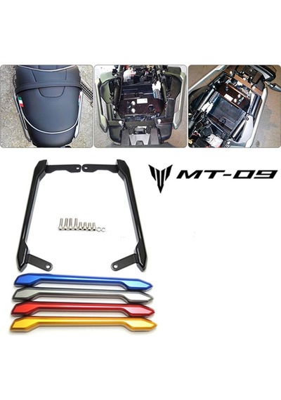 Transmotor MT-09 Fz-09 2013-2017 Cnc Artçı Yolcu Güvenlik Tutacak Seti Titanyum