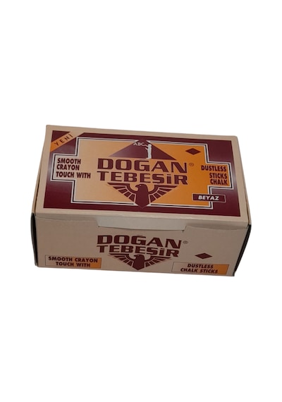 Doğan Sulfatlı 72 Li Beyaz Klasik Tebeşir