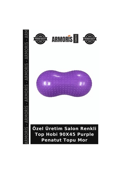 Özel Üretim Salon Renkli Top Hobi 90x45 Purple Penatut Topu Mor