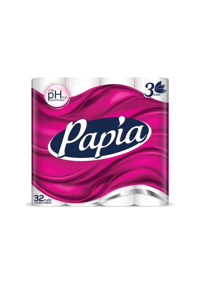 Papia 3 Katlı Tuvalet Kağıdı 32'li - 6 Adet Tarı