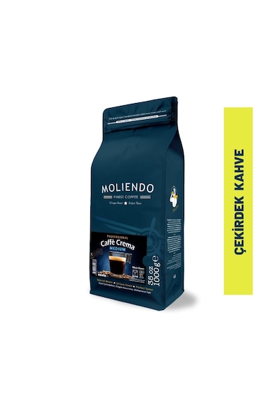 Moliendo Professional Caffe Crema Medium Çekirdek Kahve 1 KG