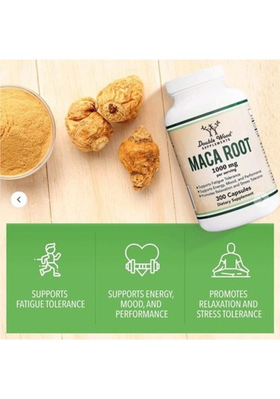 Double Wood Maca Root 300 Caps