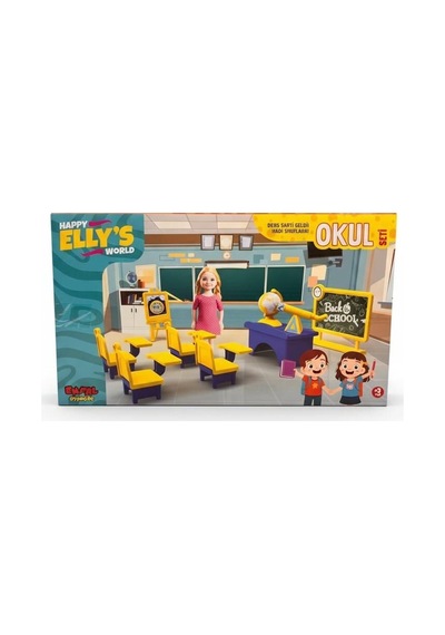 Enf-39186 Ellys World Okul Seti Oyuncak Okul Set Standart