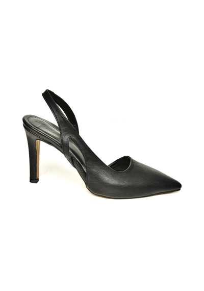 Fox Shoes U404589409 Siyah İnce Topuklu Kadın Ayakkabı Siyah