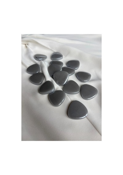 Sanatsal Damla Mozaik Parlak Gri 45x45mm 500gr