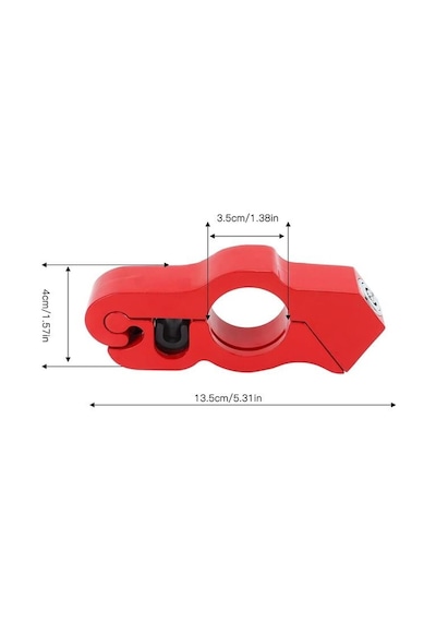 Powermaster Pm-29081 Motosiklet Scooter Elcik Gidon Fren Kilidi Pratik Hırsızlık Emniyet Kilidi