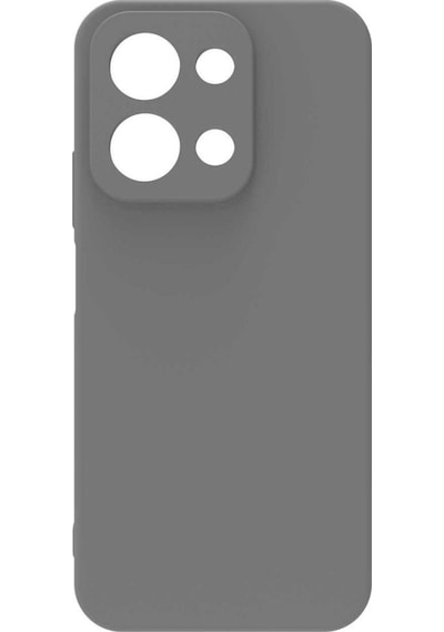 Xiaomi Redmi 15c 4g Kılıf Kamera Korumalı Silikon Rubber Arka Kapak Gri