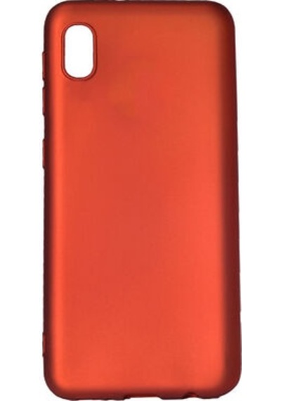 Samsung Uyumlu Galaxy A01 Core Kılıf Esnek Yapılı İnce Slim Silikon Kapak Ryc/premier Kirmizi