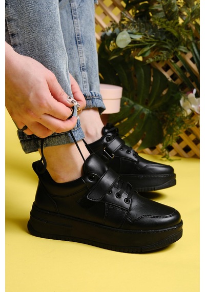 Fallon Bantlı Bağcıklı Kalın Taban Air Kadın Sneaker 001