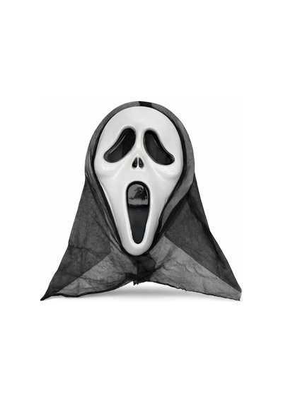 Kapşonlu Çığlık Maskesi Scream Maskesi - Hayalet Maskesi 33x21 Cm 3+