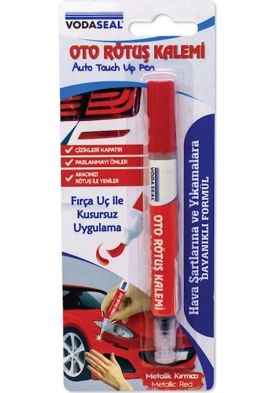 Mey İthalat Vodaseal Oto Rötuş Kalemi Metalik Kırmızı 5 Ml