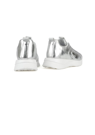 Ziya, Kadın Hakiki Deri Sneaker 1531050z26802480pk Gümüş 1531050z26802480pk 991 Gümüş