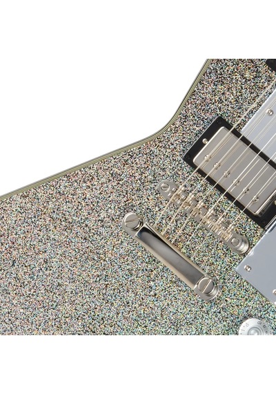 Epiphone Lzzy Hale Explorer Custom Elektro Gitar Black Diamond Holographic Sparkle 104080440138