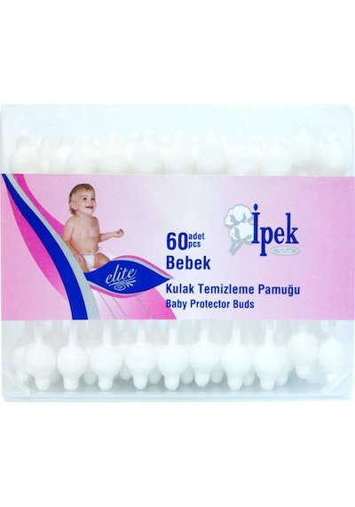 İpek Kulak Çubuğu 60'Lı Bebek