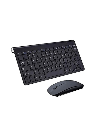 Kablosuz Mini Klavye Mouse Set 2.5g Wireless Kablosuz Klavye Mouse Set Optik