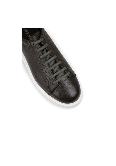 Deery Hakiki Deri Haki Erkek Sneaker Ayakkabı - 01954mhake01 Haki