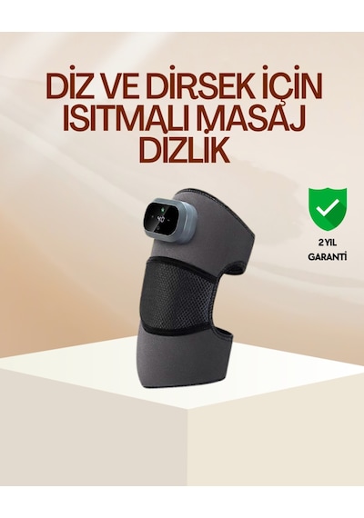 Diz Ve Dirsek İçin Isıtmalı Masaj Dizlik Aparatı