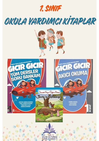 1. Sınıf 2.dönem Türkiye Yüzyılı Maarif Modeli Gıcır Gıcır Tüm Dersler Soru Bankam + Akıcı Okuma