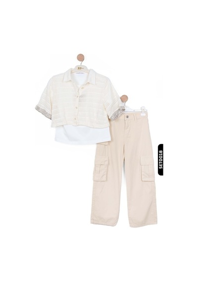 Xo Kids Kız Çocuk Gömlek 8-14 Yaş 36395
