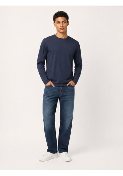 Loft Regular Fit Erkek Tshirt U.kol Lf2044276 Q1.v1 Koyu Lacivert