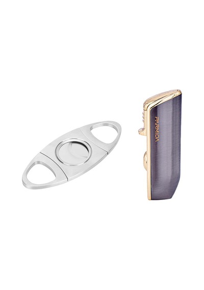 Parmida Gunmetal Üç Torch Pürmüz Çakmak Ve Metal Kesici Set