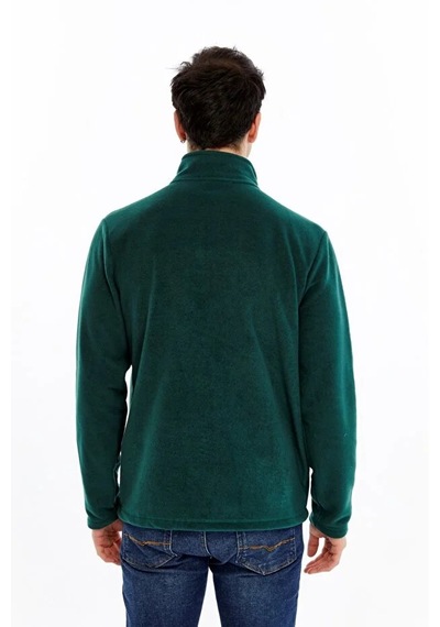 Champp Tam Fermuarlı Unisex Polar Yeşil