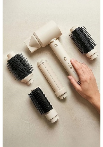 Lorenzo Airpixie 6in1 Saç Şekillendirici Seti Cream Bej