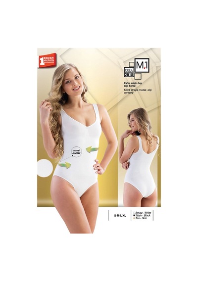 Lohusasepeti 2018 Dikişsiz Kalın Askılı Boy Slip Lohusa Korse 001