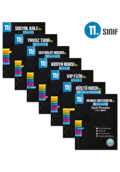 11. Sınıf Yazılı Provaları Seti Ve 2 Adet Tükenmez Kalem+sezgistore Ayraç Cetvel