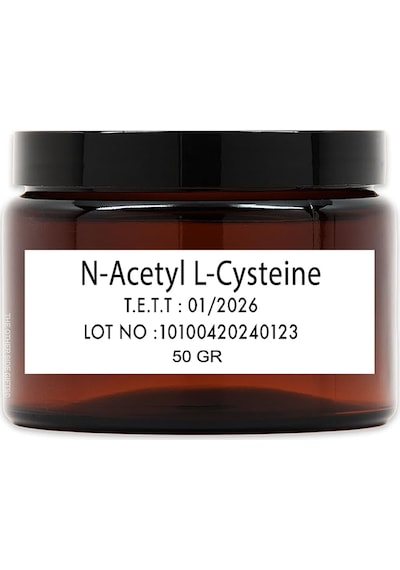 N-acetyl L-cysteine Saf Hammadde 50 Gr