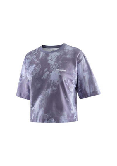 Salomon Canopy Short Tee W 55113 Çok Renkli