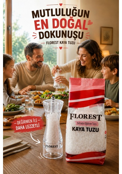 Sofrada Öğütme Kaya Tuzu 2 X 500 G İri Taneli Beyaz Kaya Tuzu - 934155703