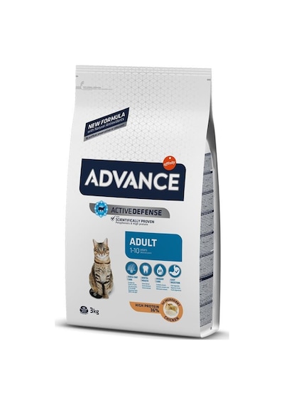 Advance Tavuklu ve Pirinçli Yetişkin Kedi Maması 3 KG