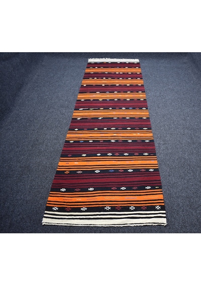 Zehra Abla Halı Yeni El Dokuma Şaheser Nadir Sivas Yolluk Yün Kilim 7023 Çok Renkli