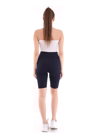 Self Clothing Kadın Lacivert Yüksek Bel Fitilli Dayanıklı Örme Kumaş Toparlayıc (548212927)