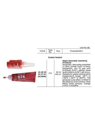 Loctite 574 Genel Amaçlı Hızlı Kuruma Yüzey Contası Portakal 50ml