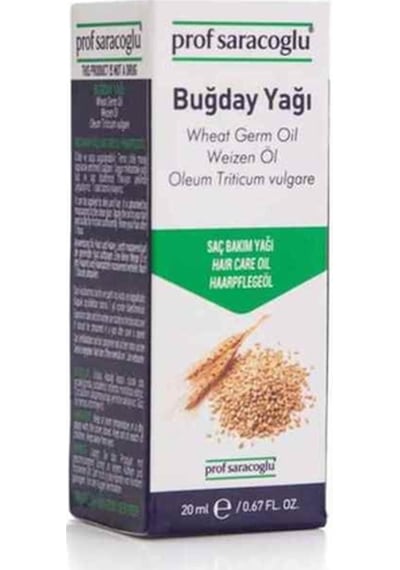 Prof Saraçoğlu Soğuk Sıkım Buğday Yağı 20 ML