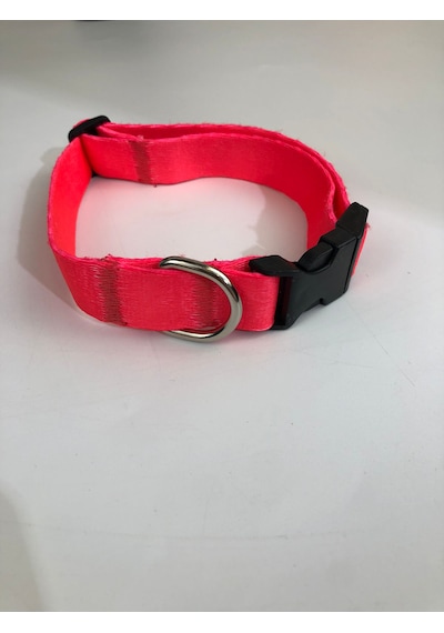 Mita Ayarlanabilir Köpek Boyun Tasması Neon Pembe
