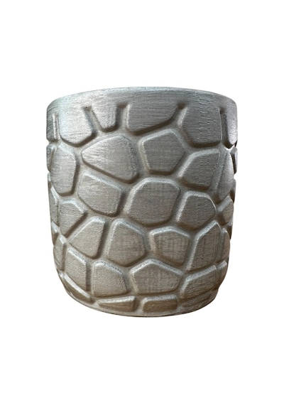 Bitki Tasarımı Ev Dekorasyon Gümüş Taş Desen Beton Saksı Çiçeklik Saksılık