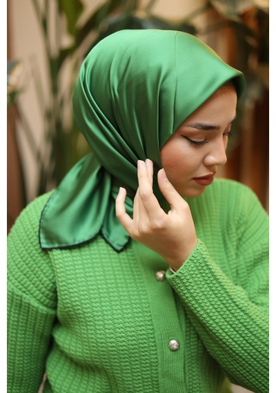 Silk Home Düz Micro Saten Eşarp 28013-14 Siyah