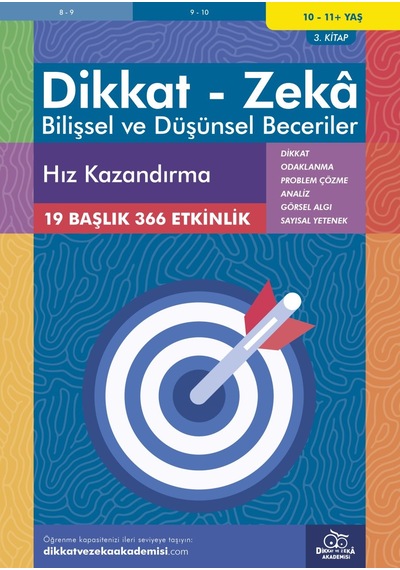 Hız Kazandırma 10 - 11 Yaş - Bilişsel ve Düşünsel Beceriler