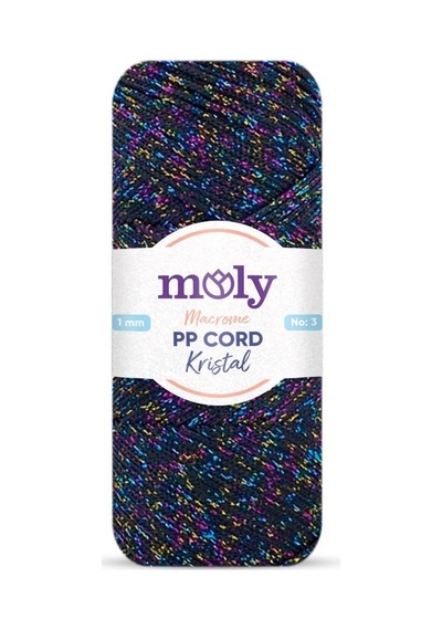 Angel Çanta Aksesuar Moly Yarn 200 Gr Simli Polyester Makrome No:1272 Diğer