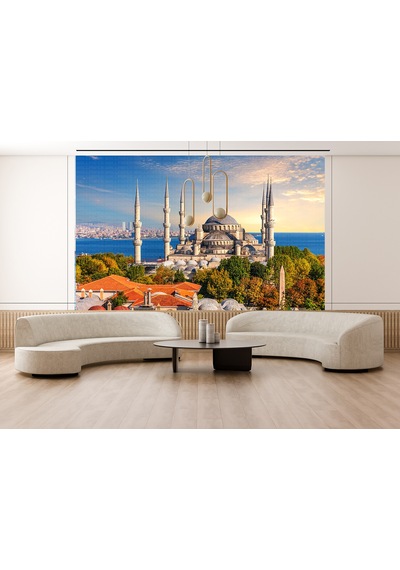 Sultanahmet Camii İstanbul Poster Duvar Kağıdı Renkli