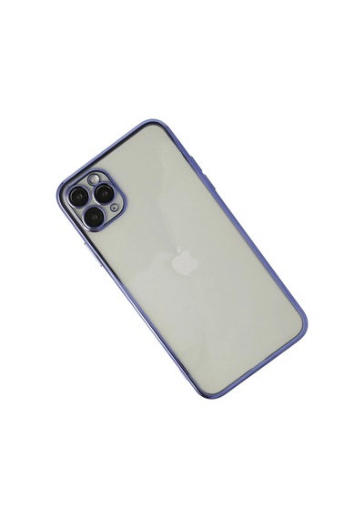 Newface - 512 - iPhone Uyumlu 11 Pro Max Kılıf Razer Lensli Silikon - Csmo-tex - - Mor