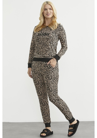 Sementa Leopar Desenli Pijama Takım - Kamel M