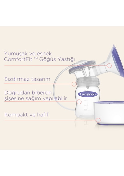 Lansinoh Kompakt Tekli Elektrikli Göğüs  Pompası