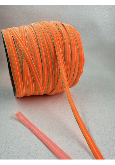1 Cm Puntalı Kadife-5 Metre Turuncu