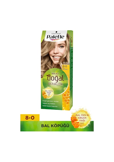 Palette Saç Boyası Natural Colors 8 - 0 Bal Köpüğü 50Ml