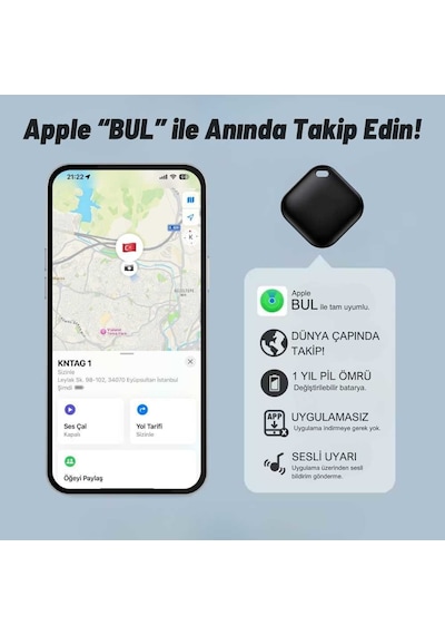Knmaster Kntag 4 Akıllı Takip Cihazı App